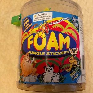 Foam Jungle Stickers